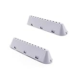 DL-pro Trommelrippe 22,5 x 5,3 x 4cm für Indesit C00533119 C00268109 Whirlpool Bauknecht 482000023096 Mitnehmerrippe Mitnehmer 12 Löcher für Waschmaschine Waschtrockner (2 Stück)