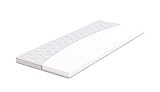 Amazon Basics - Matratzenauflage, Kaltschaum mit hoher Federkraft, mittelfest H3 - 180 x 200 x 6
