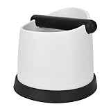 Astibym Kaffee-Knock-Out-Box aus Kunststoff, ABS-Material Langlebige, verschleißfeste Mini-Kaffee-Knock-Out-Box Reduziert den Lärm für Home Cafe für Restaurants Bars(Weiß)