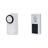ABUS HomeTec Pro Bluetooth CFA3100 - Elektronisches Türschloss - Weiß + Bluetooth-Fingerscanner CFS3100 - Weiß