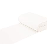 Nadeltraum Baumwolle Bündchenstoff Bündchen Schlauchware Stoff Creme - Meterware ab 25 cm x 35/70