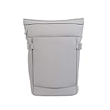 WIND & VIBES, hochwertiger Rucksack für Damen & Herren, vegan, mit Laptopfach, robust, Handgepäckkonform, 16 Liter, viel Stauraum (Stone Grey)