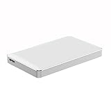 Externe Festplatte, tragbar, 500 GB / 320 GB / 800 GB, USB 3.0, geeignet für PC, Desktop, Laptop, Xbox One, PS4, MacBook, Smart TV (320 GB, Weiß)