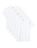 Fruit of the Loom Herren Valueweight Tee-5 Pack T-Shirt, Weiß (Weiß 0_weiß (weiß), M (5er Pack)