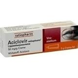 Aciclovir-ratiopharm® Lippenherpescreme 2g