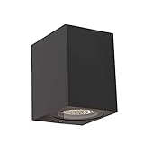 Homeluck IP65 Wasserdichte Wandleuchte Außen Up Down Beleuchtung Balkon Terrasse LED Wandhalter Lampe für Hofgang 1 Kopf Weiß L