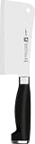 Zwilling 30095-151-0 Twin Four Star II Hackmesser, Rostfreier Spezialstahl, Zwilling Sonderschmelze, Kunststoff, Edelstahlapplikation, 150 mm, schw
