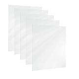 WJUAN 5 Stück Transparente Acryl Plexiglas (178 x 127 x 2 mm), Verwendet für den Ersatz von Rahmenglas, Tischschilder, Visitenkartenhalter, Geschenkbox und mehr DIY H