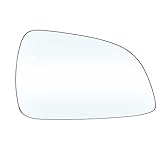 STZYY AußEnspiegelglas FüR Opel Astra H 2009-2011, Links Rechts mit Trägerplatte Beheizbare Rückspiegel AutozubehöR