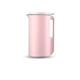 MBBJJ Multifunktionale Mini Soymilk Maschine, automatische elektrische Heizung Entsafter, Mixer Reis, Filterless 350ml (Color : Pink)