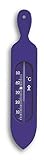 TFA Dostmann Analoges Badethermometer, 14.3018.06, blau,L37 x B11 x H195