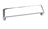 durante® Möbelgriff LA 128 mm Chrom glänzend 'Max' Küchengriff Schrankgriff inkl. Schraub
