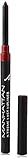Manhattan X-Treme Last herausdrehbarer Lipliner – Intensive Farbe & definierter Halt – Farbe Tempting Red 45M – 1 x 0,2g