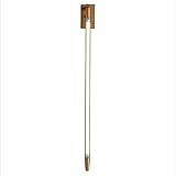 Verstellbare LED-Wandleuchte, T5 8W Modren Nachttischlampe Living Wandleuchte H: 68cm -Golden 8W