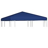 Pavillon Top Cover Überdachung Ersatzdach oder Outdoor Gartenpavillon Teile, 310 g/m², Blau 3x3