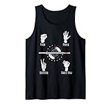 Holzarbeit: Rock Paper Scissors Table S... Schreiner Sprüche Tank Top