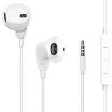 für 3.5mm In-Ear kopfhörer mit kabel in ear kopfhörer kabel Ohrhörer mit Mikrofon und Lautstärkeregler für iPhone, iPod, iPad, MP3, Huawei, Samsung, Leichte Ohrhörer mit 3.5mm Kopfhö