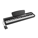 Alesis Recital Grand – 88-Tasten Digitalpiano mit gewichteten Graded Hammermechanik-Tasten in Originalgröße, 16 Keyboard Piano Sounds und eingebauten Lautsp