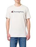 Champion Herren - Classic Logo T-shirt - Dunkelweiß , S