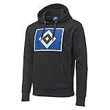Hamburger SV HSV Hoody Kapuzenpullover Raute schwarz Gr. 2XL