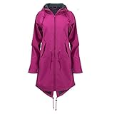 Herbst Winter Frauen Drawstring Hoodie Windbreaker Elegant Einfarbig Winddicht Wasserdicht Warm Fleece Zipper Jacken Parka Damen Casual Loose Outwear Tasche Strickjacke Outdoor Sport Jacke Cardig