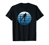 Skispringen Retro Herren Damen Skispringer Skifliegen T-S