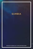 Sambia: Reisetagebuch für Entdecker | Liniertes Journal auf 110 Seiten für Reisen | Geschenkidee für Reisende und Ab