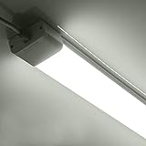 Anten Feuchtraumleuchte LED 36W 120cm 3300LM Kaltweiß 6000K, Wasserdicht flach dünne Deckenleuchte, IP65 Werkstattlampe, Reihenschaltung LED Röhre für Bad Garage Keller Büro Feuchtraum Innen und Auß