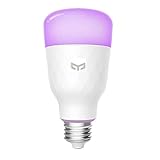Yeelight Wifi Glühbirne, 16 Millionen Farben Music Sync E27 10W RGB Dimmbar 800lm Weißlicht Kompatibel Mit Alexa, Google Assistant, Homekit (10)