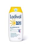 Ladival Allergische Haut Sonnenschutz Gel LSF 30 – Parfümfreies Sonnengel für Allergiker – ohne Farb- und Konservierungsstoffe, wasserfest – 1 x 200