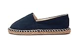 Pancos Authentische Ecuadorianische Herren-Espadrilles/Loafers – handgefertigt mit Bio-Baumwolle, Blau (blau), 41 EU