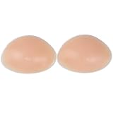 IVITA BH Insert Pads Silikon BH Einsätze Push up Bra Einlagen Brust Vergrößerung Brustpolster Brüste Verstärker für Bikini Badeanzüge (Beige, L-261g/Paar-Cup C)