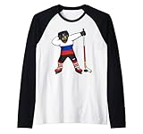 Dabbing Rottweiler Russland Eishockey Fan Trikot Wintersport Rag