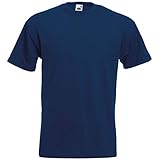 Fruit of the LoomHerren T-Shirt Blau Navy