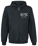 AC/DC - World Tour 2015 Kapuzenjacke (Zipper), Schwarz, L