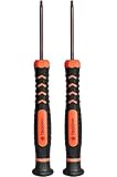 oGoDeal 2er-Pack T8 T8H Tr8 Security Torx Schraubendreher für kabelgebundenen und kabellosen Xbox 360-Controller oder PS3, PS3 Slim, PS4, HDD, MacBook, Mac Mini Heimrep
