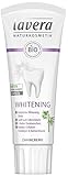 Lavera Zahncreme Whitening ∙ Bambus-Cellulose-Putzkörper & Natriumfluorid ∙ Natürliches Whitening ∙ Vegan Bio Pflanzenwirkstoffe Naturkosmetik Zahnpflege ∙ 75 Ml ∙ 1er Pack