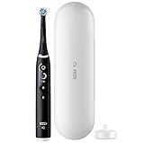 Oral-B iO Series 6 Elektrische Zahnbürste mit (2) Bürstenköpfen, Onyx schw