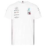 Official Formula One Merchandise | Männer | Offizielle Mercedes-AMG Petronas Motorsport 2019 F1™ | Team T-Shirt | Weiß | Baumwolle und Elestan | Größe: XL