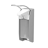 OPHARDT Hygiene 1416000 ingo-man plus IMP ELS A / 24 Spender für Flüssigseifen und Desinfektionsmittel, 500 ml, Matt-Silber elox