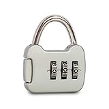 Schließzylinder Sicherheitsreise 3-stellige Code Sicheres Kombination Gepäck-Passwort-Lock-Vorhängeschloss-Koffer-Reisegepäck-Boxen Silb