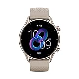 Amazfit Smartwatch GTR 3 mit Gesundheitsüberwachung, 1,39' AMOLED Display, SpO2, Schlaf, Stress, Zyklusüberwachung, SportuhrGPS Sportuhr mit 150+ Sportmodi, 21 Tage Akku, Alexa für Herren Damen (Grey)