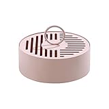 YOISMO Girly Pink Schmuck Box Organizer, kleine Reise Schmuckkästchen, tragbare Schmuckschatulle, Halskette Anhänger Box, Schmuck Organizer, Halskette Display Box