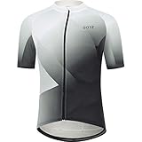 GORE WEAR Herren Fahrrad-Kurzarmtrikot Fade, M, Weiß/Schw