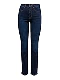 ONLY Damen Onlfnahla Hw Straight Bb Soo2524 Jeans, Dark Blue Denim, 29W / 32L