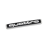 Audi Original Quattro Schriftzug Hinten Exterieur Emblem Logo Heckklappe Schwarz C