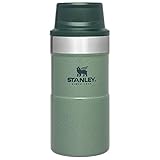 Stanley Trigger Action Travel Mug 0.25L/8.5OZ Hammertone Green – Auslaufsicher - Thermobecher für Kaffee, Tee & Wasser - BPA-Frei - Edelstahl - Passt Unter Fast Jede Kaffeemaschine - Spü