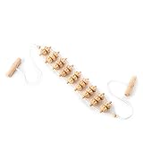 Tuuli Accessories Massage Massagegerät Rücken Massageroller Rückenmassagegerät mit Grif Roller aus Holz 120 cm (Rollfläche 40 x 7 cm)