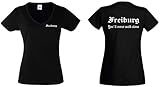 World of Shirt Damen T-Shirt Freiburg Ultras Girlie Shirt XS-XXL