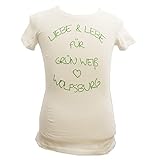 VfL Wolfsburg Damen T-Shirt Liebe&lebe Weiss - Verschiedene Größen (M)